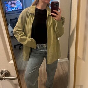 Green Suede Jacket